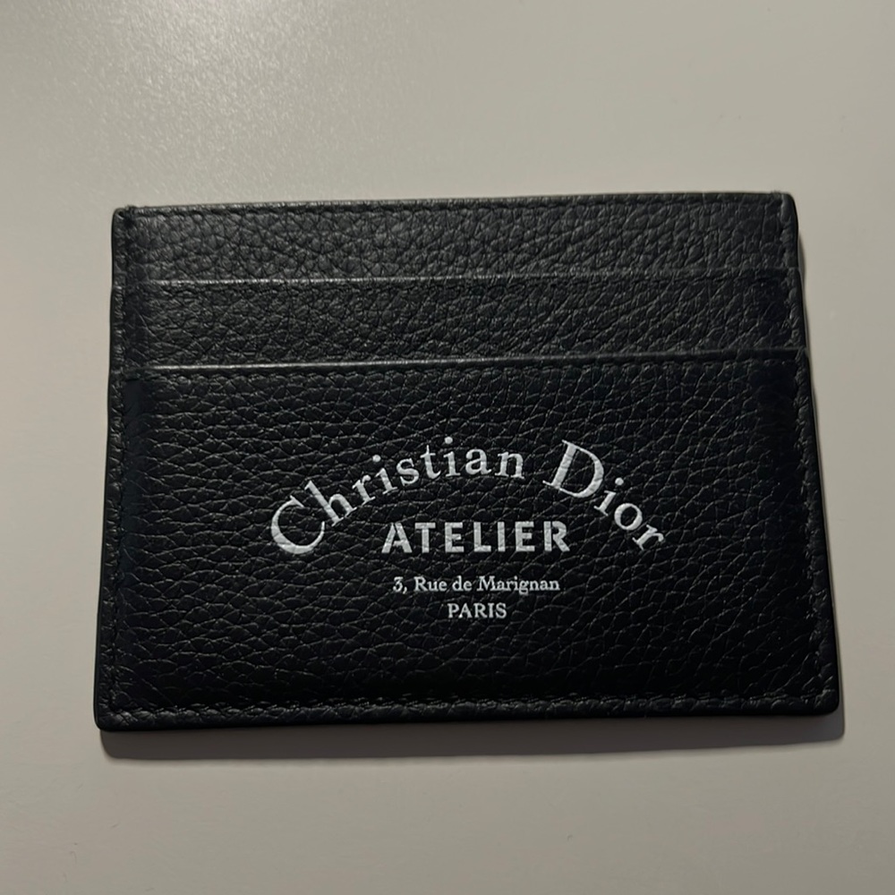 Authentic Dior men's card holder